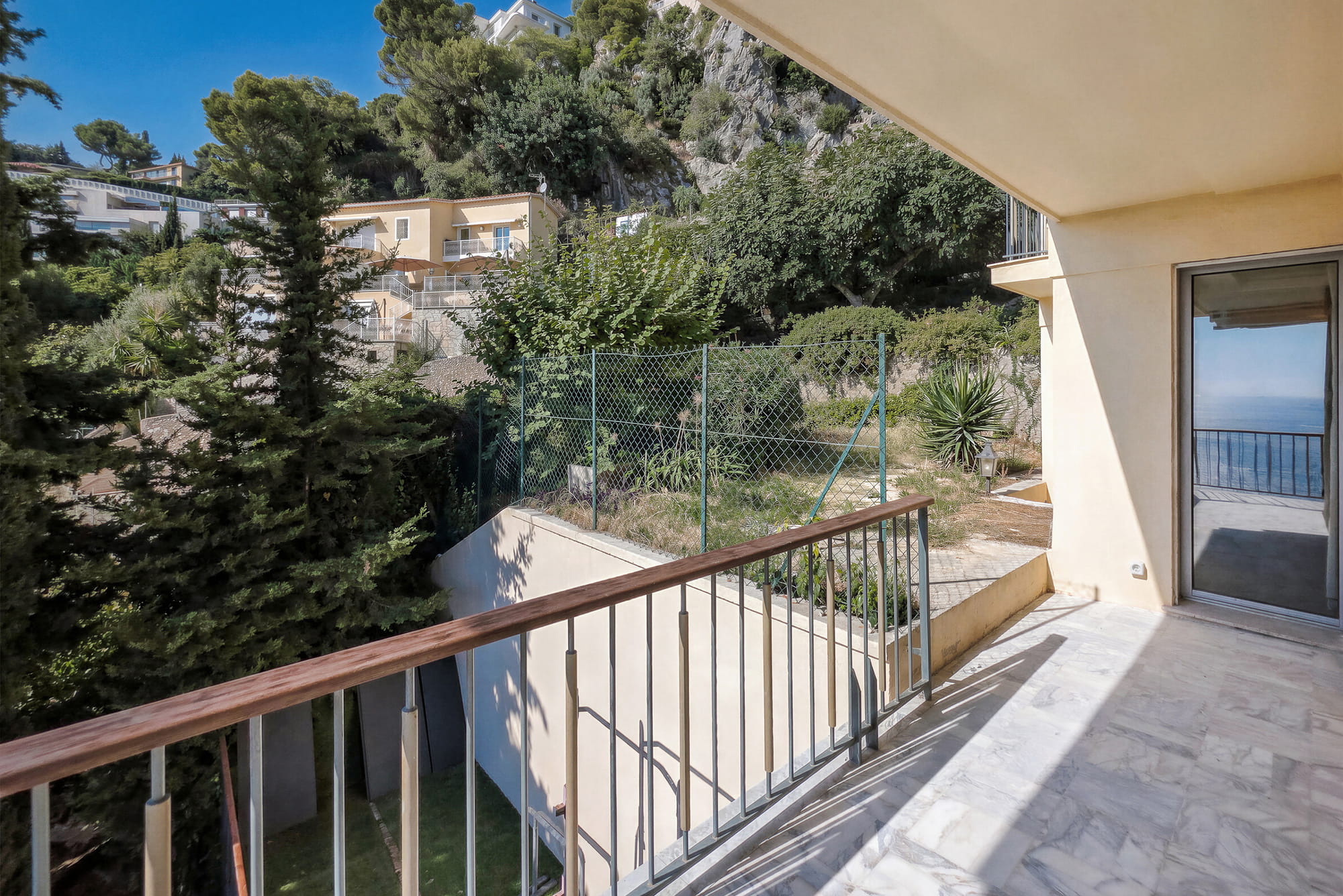 Terrasse et jardin privatif